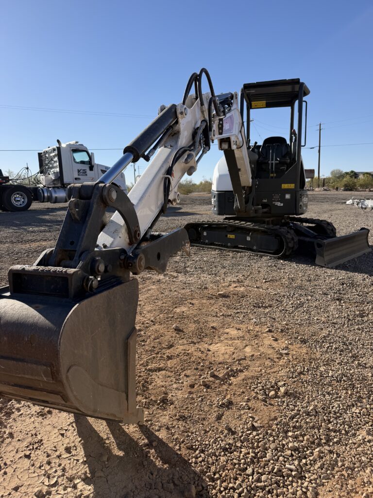 K5 Rental construction equipment ready for maintenance and repair service